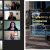 9 researchers on the left virtually presenting their findings